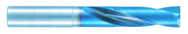 L9830 4.2mm Aqua Ex Flat Carbide Drill with Radius - Exact Tooling
