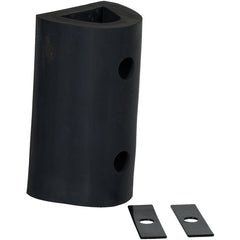 E x truded Rubber Fender Bumper 12 × 6 × 6 - Exact Tooling