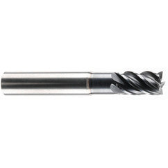 1" Dia. - 1-1/4" LOC - 6" OAL - 5 FL Carbide S/E HP End Mill-AlCrNX - Exact Tooling