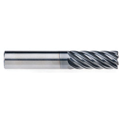 3/8" Dia. - 7/8 LOC - 2-1/2" OAL - .015 CR 7FL Carbide End Mill - AlCrNx - Exact Tooling