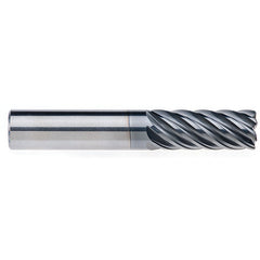 3/8" Dia. - 7/8 LOC - 2-1/2" OAL - .015 CR 7FL Carbide End Mill - AlCrNx - Exact Tooling