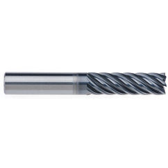 5/8" Dia. - 2-1/8" LOC - 4" OAL - 7 FL Carbide End Mill - AlCrNx - Exact Tooling