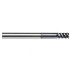 3/16" Dia. - 9/16 LOC - 2" OAL - 5 FL Carbide End Mill-AlTiN-x - Exact Tooling