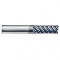 1/2" Dia. - 1-1/4" LOC - 3" OAL - 6 FL Carbide End Mill-AlTiN-x - Exact Tooling