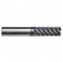 5/8" Dia. - 2-5/8" LOC - 5" OAL - 6 FL Carbide End Mill-AlTiN-x - Exact Tooling