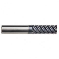 5/8" Dia. - 2-5/8" LOC - 5" OAL - 6 FL Carbide End Mill-AlTiN-x - Exact Tooling