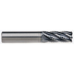 1/2" Dia. - 1-1/4" LOC - 3" OAL - .030 CR 6FL Carbide End Mill - AlCrNx - Exact Tooling
