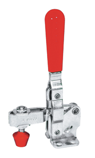 #210-SR Vertical with Release Lever Catch Solid Style; 750 lbs Holding Capacity - Toggle Clamp - Exact Tooling