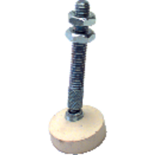 Model 207209–1/4–20; Swivel Padded with White Neoprene Pad Style - Spindle Assembly - Exact Tooling