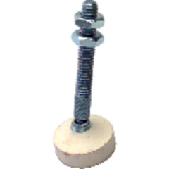 Model 207209–1/4–20; Swivel Padded with White Neoprene Pad Style - Spindle Assembly - Exact Tooling