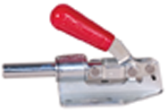 #610 Reverse Handle Action Plunger Style; 800 lbs Holding Capacity - Toggle Clamp - Exact Tooling