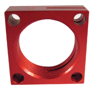 Pneumatic Swing Cylinder Accessory - #801553 - Mounting Block For Use With Series 8000 - Exact Tooling