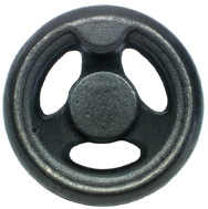 Cast Iron Handwheel (No Holes) - 12'' Wheel Diameter; 2-5/32'' Hub Diameter - Exact Tooling
