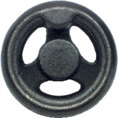 Cast Iron Hand Wheel (No Holes) - 3″ Wheel Diameter, 1″ Hub Diameter - Exact Tooling