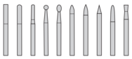CARBIDE STANDARD BURR SET #3 - Exact Tooling