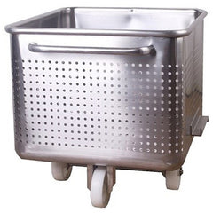 Meat Buggy Perforated 400lb Cap 304 Grade SS - Exact Tooling