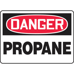 Sign, Danger Propane, 10″ × 14″, Vinyl - Exact Tooling