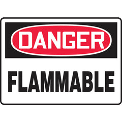 Sign, Danger Flammable, 7″ × 10″, Vinyl - Exact Tooling