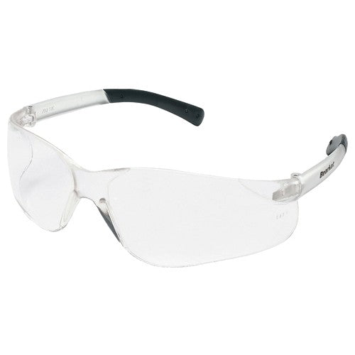 Safety Glasses - Clear Anti-Fog Lens - Chrome Frame S21 Style - Exact Tooling