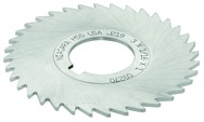 4 x 1/16 x 1-1/4 - HSS - Concave Slitting  - 40T - TiCN Coated - Exact Tooling