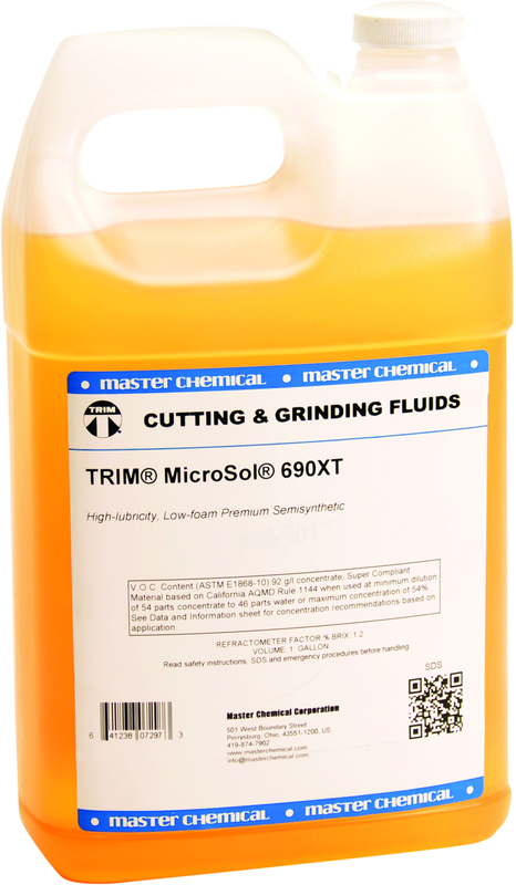 1 Gallon TRIM® MicroSol® 690XT High Lubricity Low Foam Premium Semi-Synthetic - Exact Tooling