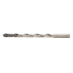 MDW085XHV12 8.5 mm Dia. × 10 mm Shank × 141 mm Flute Length × 195 mm OAL, DEX, External Coolant, Cylindrical Solid Carbide Drill - Exact Tooling
