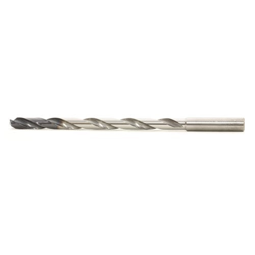 MDW090XHV12 9 mm Dia. × 10 mm Shank × 141 mm Flute Length × 195 mm OAL, DEX, External Coolant, Cylindrical Solid Carbide Drill - Exact Tooling