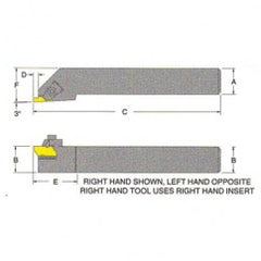 NSR16-3D Top Notch Tool Holder 1" Shank - Exact Tooling