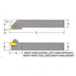 NSL12-2B Top Notch Tool Holder 3/4 Shank - Exact Tooling