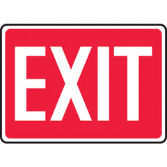 Sign, Exit, 10″ × 14″, Vinyl - Exact Tooling