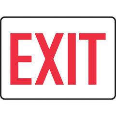 Sign, Exit, 10″ × 14″, Vinyl - Exact Tooling