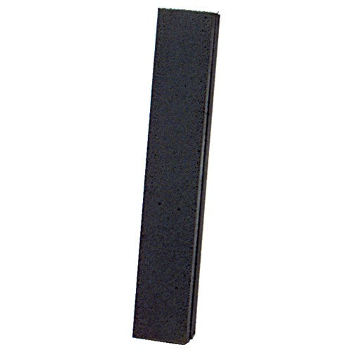 6″ × 1″ × 3/8″ - Oblong - Resin Bonded Rubber Block & Stick (Fine Grit) - Exact Tooling