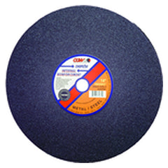 12″ × 3/32″ × 1″ - A36-PBF Double - Aluminum Oxide Reinforced Cut-Off Wheel - Exact Tooling