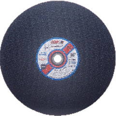 12″ × 1/8″ × 1″ - A24-RBF - Aluminum Oxide Reinforced Cut-Off Wheel - Exact Tooling