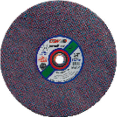 12″ × 5/32″ × 1″ - A24-RBF - Aluminum Oxide Reinforced Cut-Off Wheel - Exact Tooling