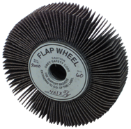 6 x 1 x 1" - 80 Grit - Unmounted Flap Wheel - Exact Tooling