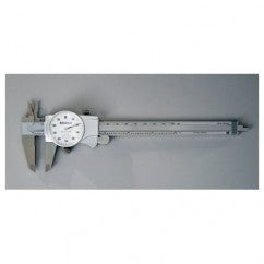 ‎0-6″ Range - Dial Caliper White Face - 0.001″ Graduation Carbide Jaw; OD - Exact Tooling