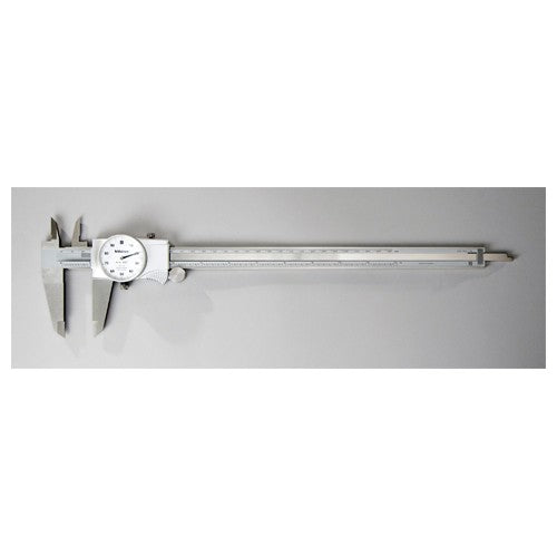 ‎0-12″ Range - Dial Caliper White Face - 0.001″ Graduation - Exact Tooling