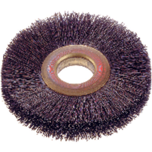 2 1/2″ Diameter-5/8″ Arbor Hole - Steel Wire Straight Wheel - Exact Tooling