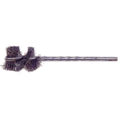 11/16″ Diameter - Crimped Steel Wire Tube Brush - Exact Tooling
