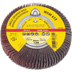 4 1/2″-40 Grit - Aluminum Oxide - WSM 617 Quick Change Flap Wheel - Exact Tooling