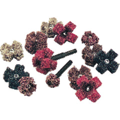 ‎3″ × 3/4″-1/4″-20 Eyelet - Coarse Grit - Aluminum Oxide - Buff and Blend Disc Alt mfg # 727401 - Exact Tooling