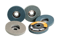 4-1/2 x 7/8'' - Coarse Grit - Aluminum Oxide BriteRite Type 27 Unitized Wheel - Exact Tooling