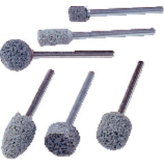 1/8″ Shank-1/2″ × 1/2″ - B121 - Series 731 - Non-Woven Nylon Abrasive Mounted Point - Exact Tooling