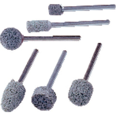 ‎1/8″ Shank-3/8″ × 3/4″ - B52 - Non-Woven Nylon Abrasive Mounted Point Alt mfg # 877000 - Exact Tooling