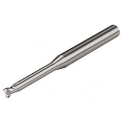 1.5mm Dia. - 57mm OAL - 20mm Neck Length - CBD - 30° - Die Mold - Corner Radius - EM - 2 FL - Exact Tooling