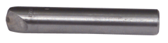 1/3 Carat - 7/16 x 2-1/2'' Shank - Lapped Diamond Chisel for Radius Tool - Exact Tooling