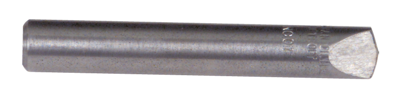 1/3 Carat - 7/16 x 2-1/2'' Shank - Natural Diamond Chisel for Radius Tool - Exact Tooling