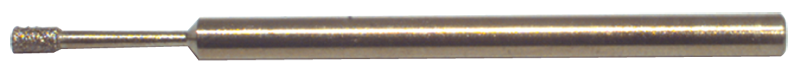 .730 x .394 x 1/4" - 220 Grit - Diamond Jig Grinding Mandrel - Exact Tooling