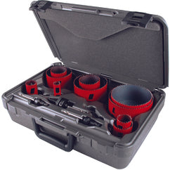 MHS08E ELECTRICIAN HOLE SAW KIT - Exact Tooling